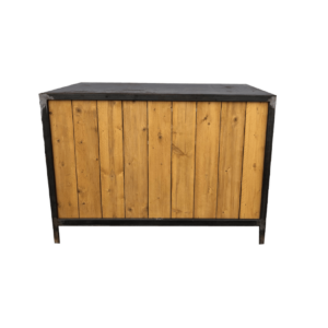 Comptoir en bois et en fer