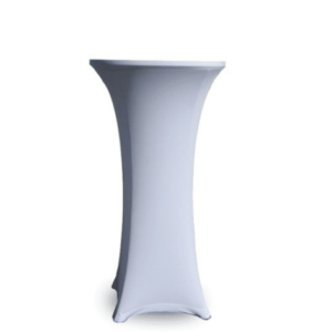 Housse Blanche pour Mange Debout Petit Plateau
